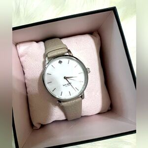 Grey Leather Kate Spade Watch